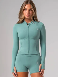 Cropped Zip Jacket