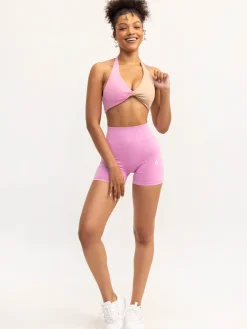 Duo Halter Twist Sports Bra