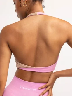 Duo Halter Twist Sports Bra