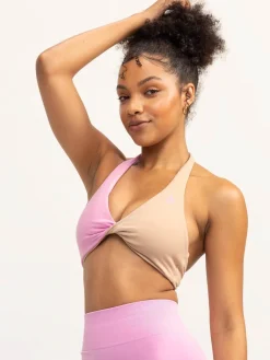 Duo Halter Twist Sports Bra