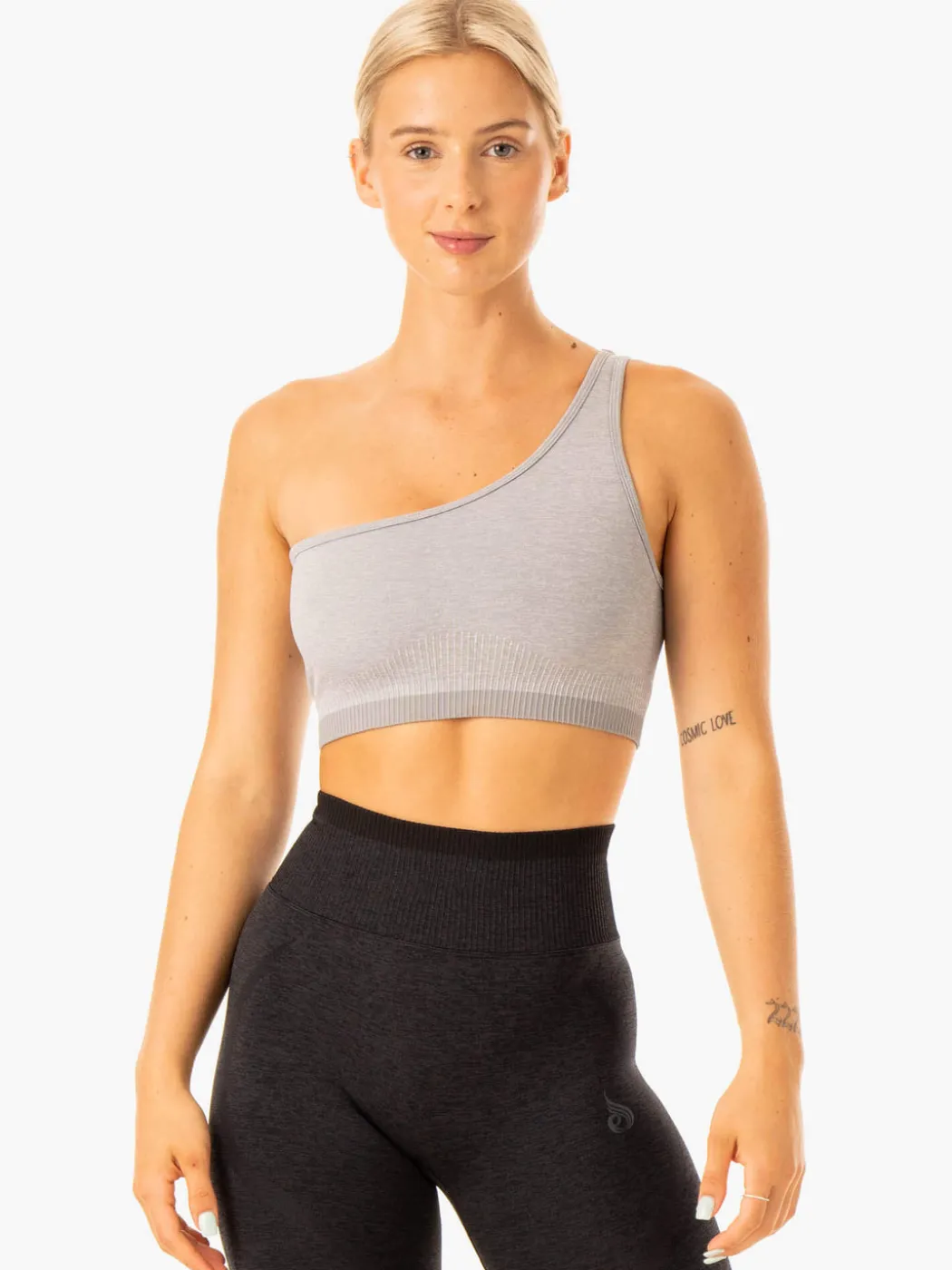 Excel Seamless One Shoulder Sports Bra
