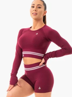 Freestyle Seamless Long Sleeve Crop