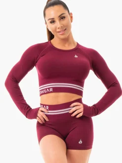 Freestyle Seamless Long Sleeve Crop