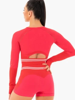 Freestyle Seamless Long Sleeve Crop