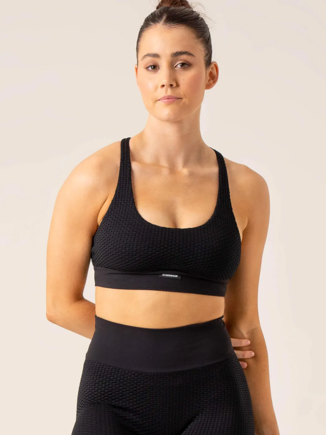 Honeycomb Seamless Sports Bra