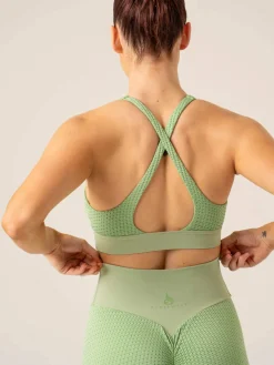Honeycomb Seamless Sports Bra