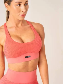 Honeycomb Seamless Sports Bra
