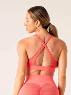 Honeycomb Seamless Sports Bra