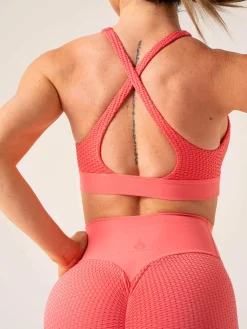 Honeycomb Seamless Sports Bra