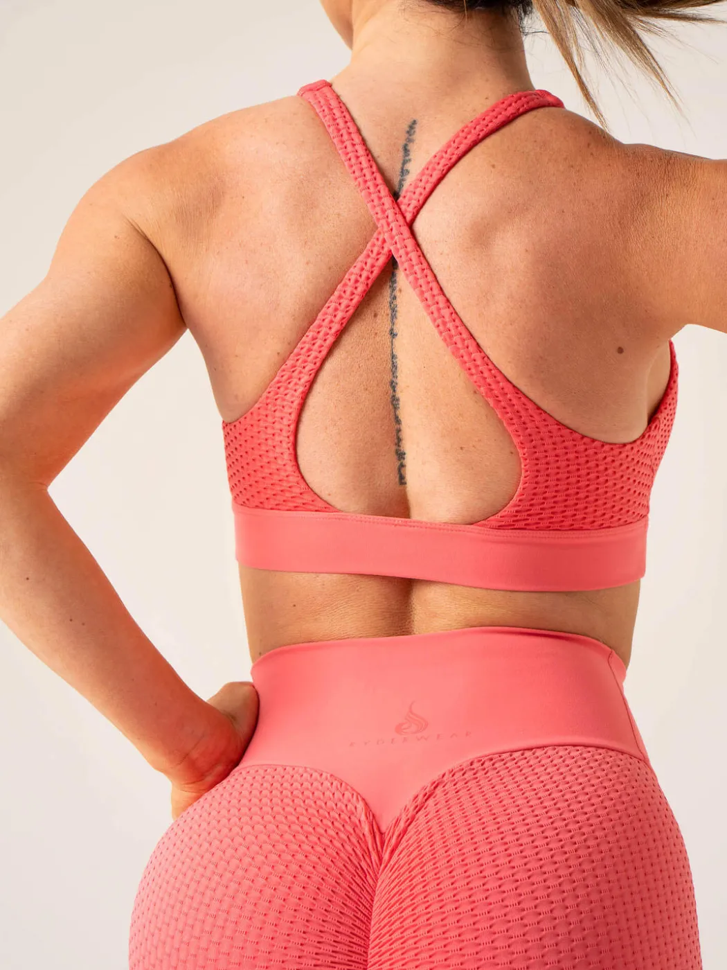 Honeycomb Seamless Sports Bra