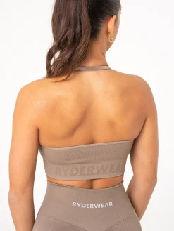 Lift Rib Seamless Halter Sports Bra