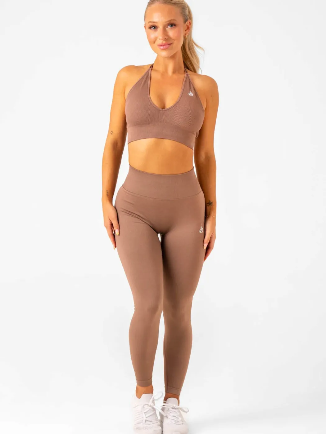 Lift Rib Seamless Halter Sports Bra