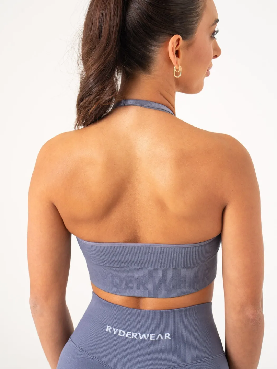 Lift Rib Seamless Halter Sports Bra