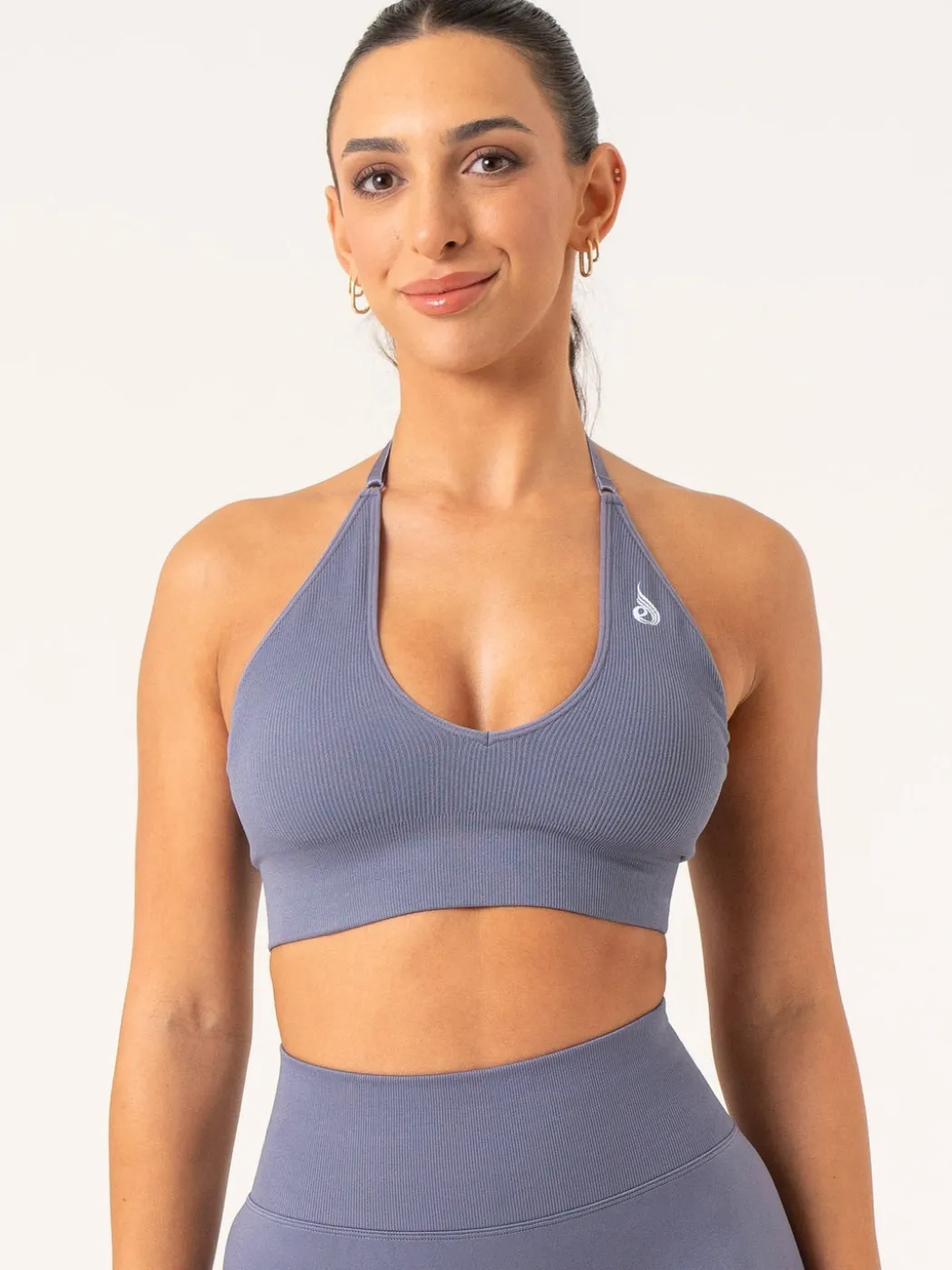 Lift Rib Seamless Halter Sports Bra