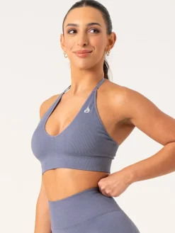 Lift Rib Seamless Halter Sports Bra