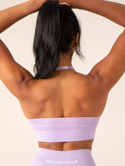 Lift Rib Seamless Halter Sports Bra