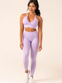 Lift Rib Seamless Halter Sports Bra