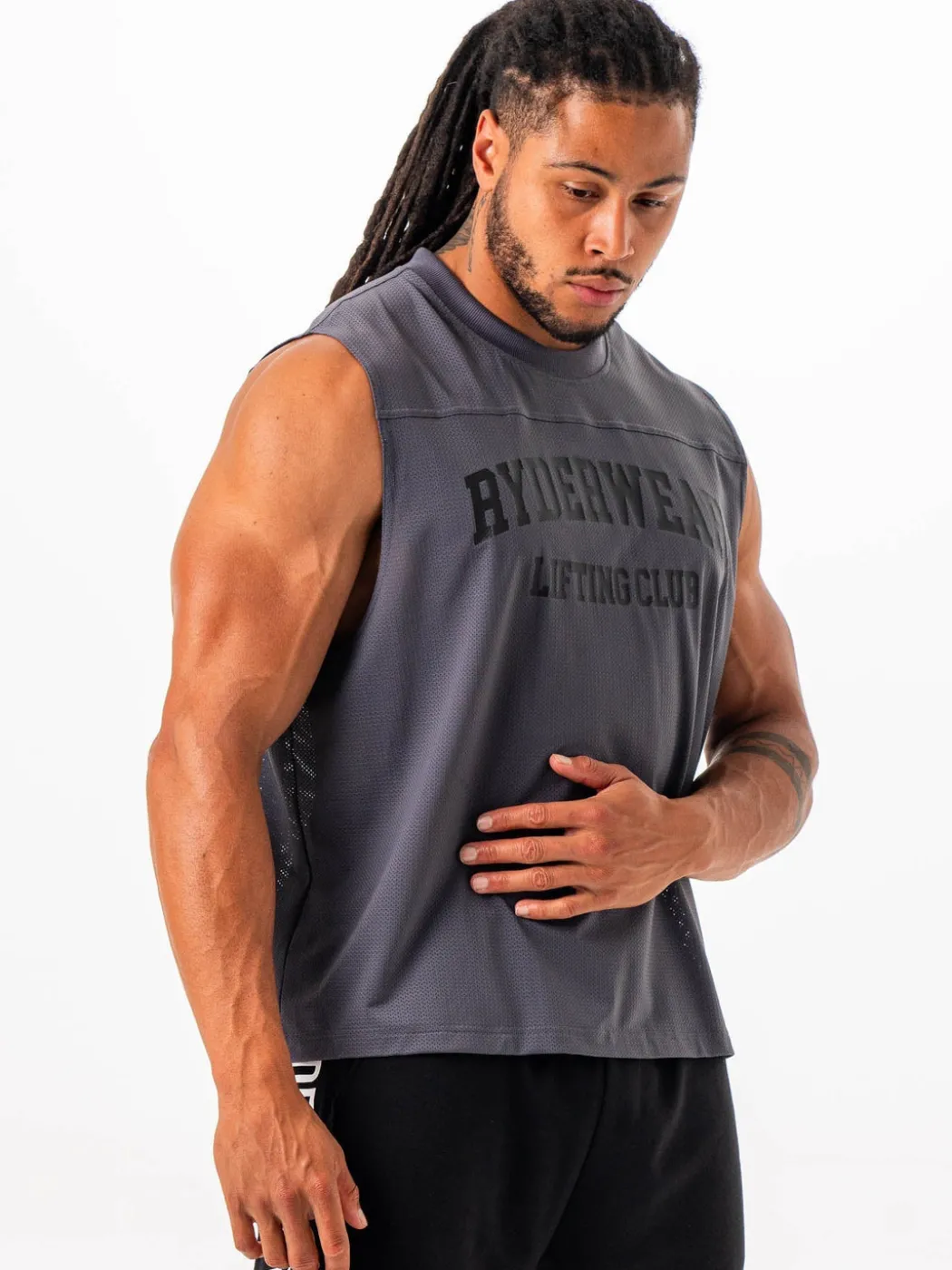 Mesh Flex Muscle Tank