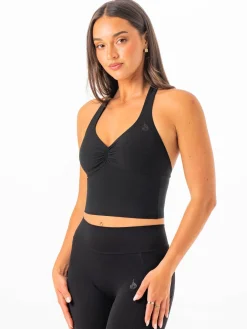 NKD Scrunch Halter Tank