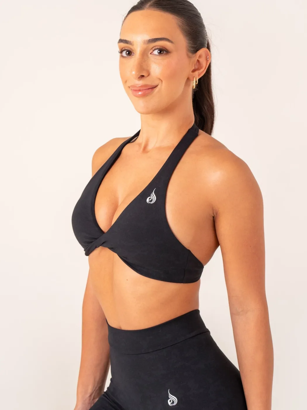 NKD Stonewash Halter Sports Bra