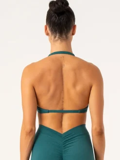 NKD Stonewash Halter Sports Bra