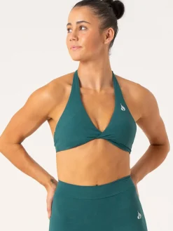 NKD Stonewash Halter Sports Bra