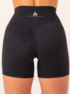 NKD Stonewash High Waisted Shorts