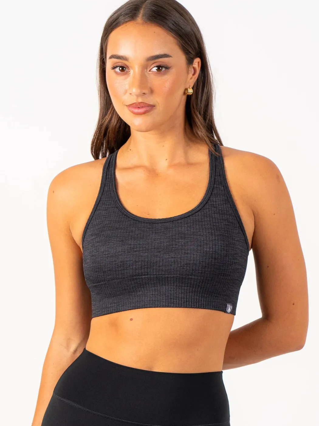 Rib Seamless Sports Bra