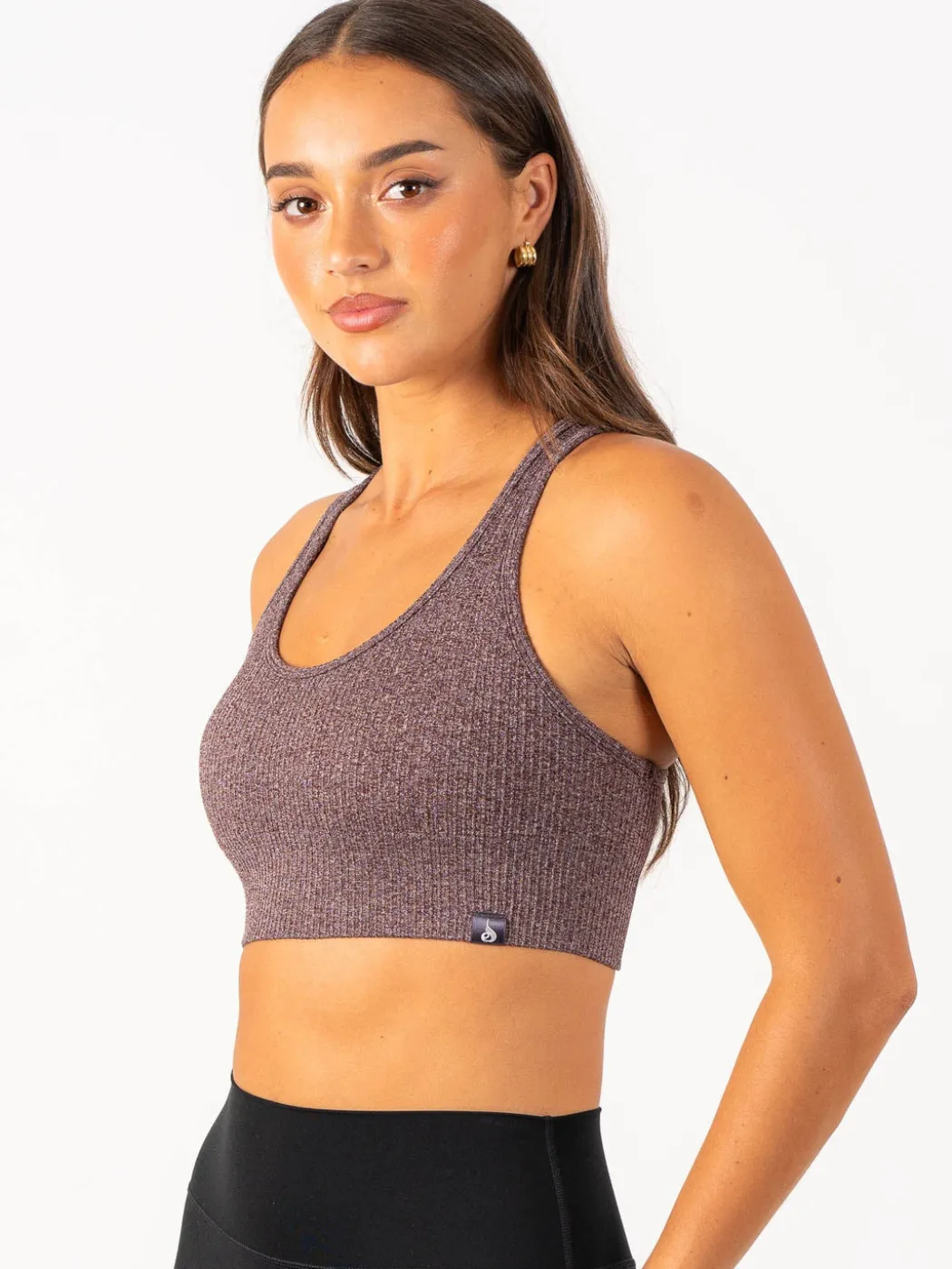 Rib Seamless Sports Bra