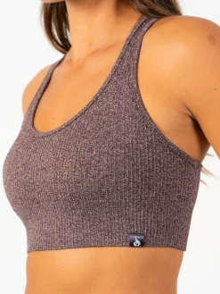 Rib Seamless Sports Bra