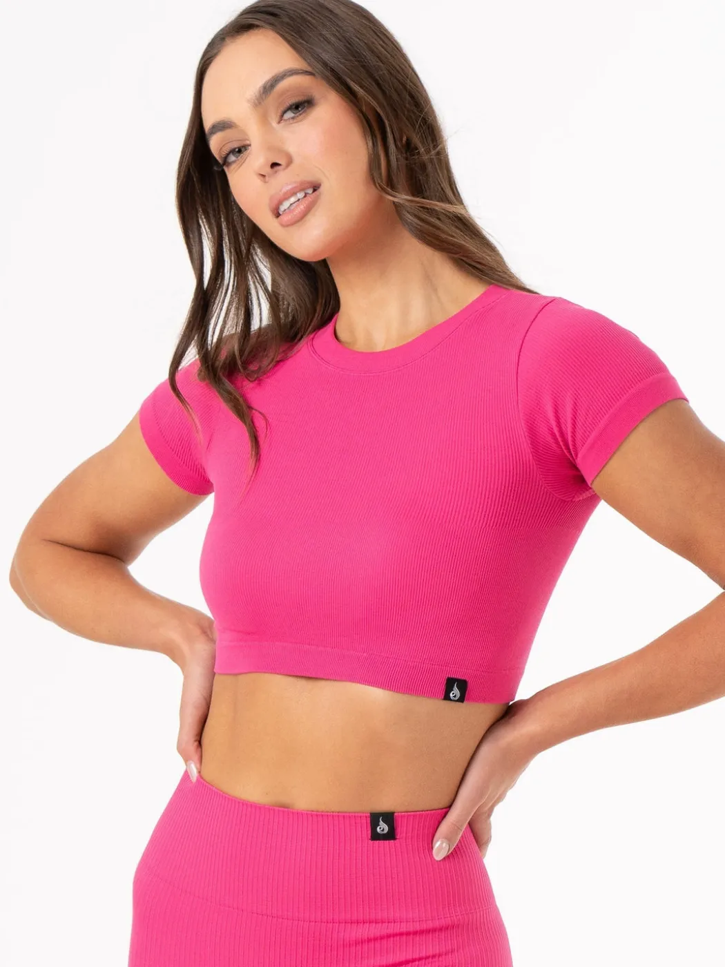 Rib Seamless T-Shirt