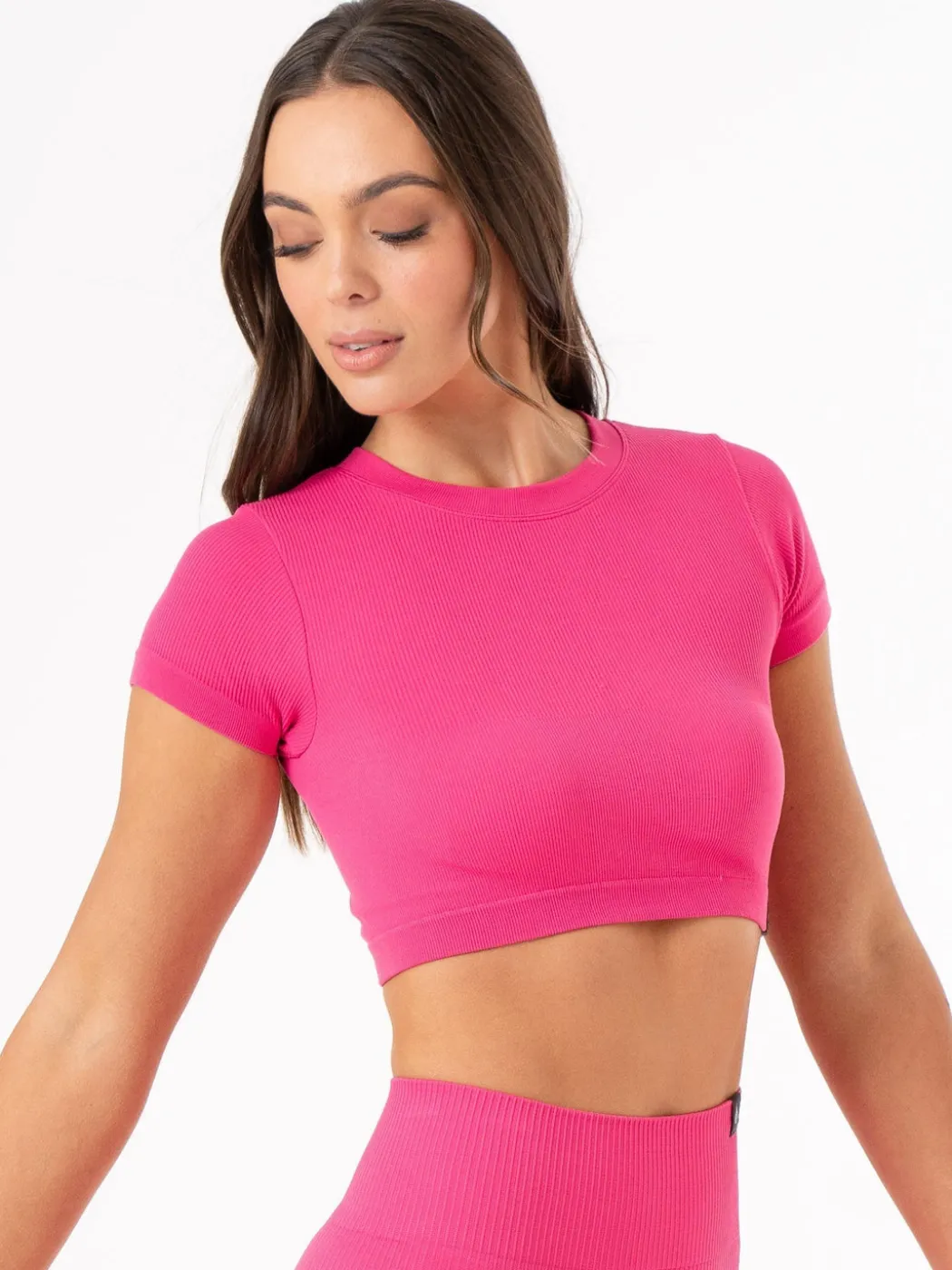 Rib Seamless T-Shirt