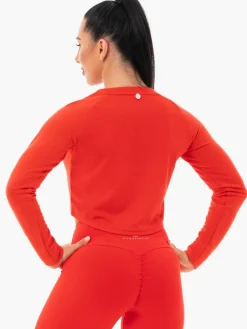 Staples Cropped Sweater