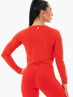 Staples Cropped Sweater