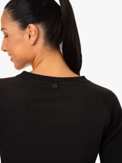 Staples Cropped Sweater