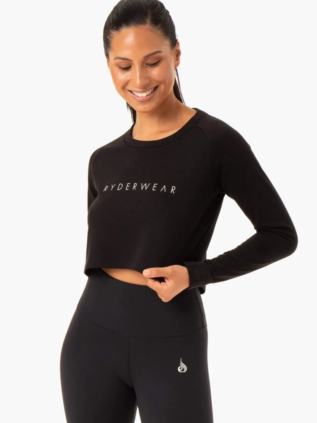 Staples Cropped Sweater