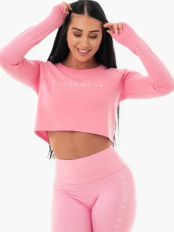 Staples Cropped Sweater