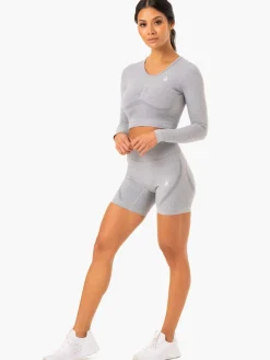 Staples Seamless Long Sleeve Top