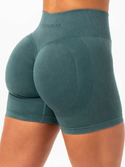Stonewash Scrunch Seamless Shorts