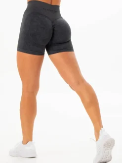 Stonewash Scrunch Seamless Shorts