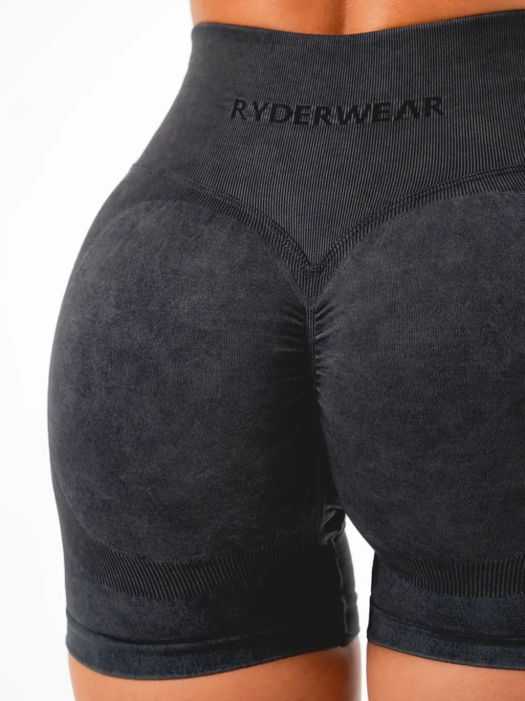 Stonewash Scrunch Seamless Shorts
