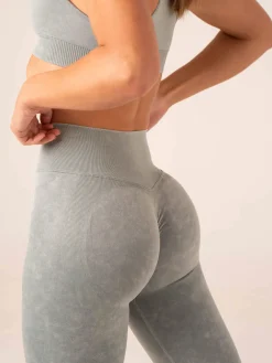 Stonewash Scrunch Seamless Leggings