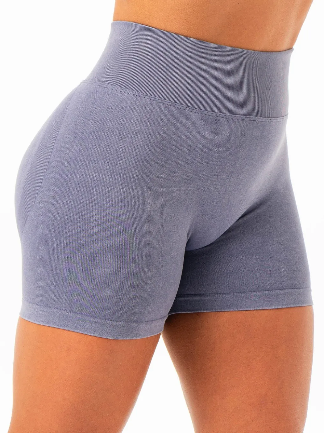 Stonewash Scrunch Seamless Shorts