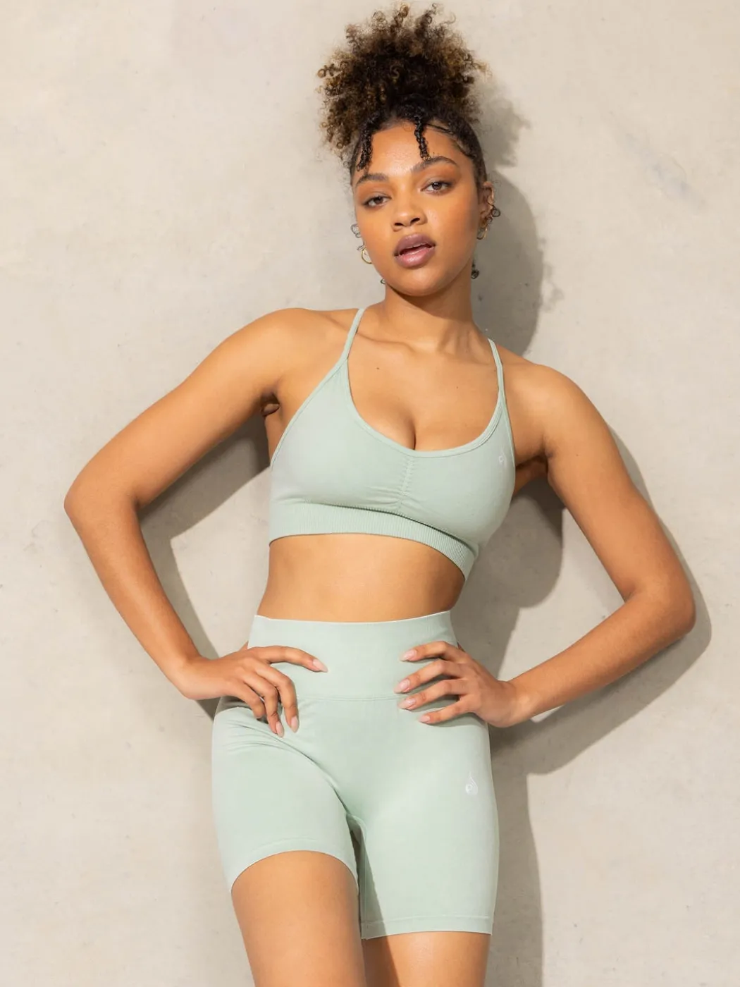 Stonewash Scrunch Seamless Shorts