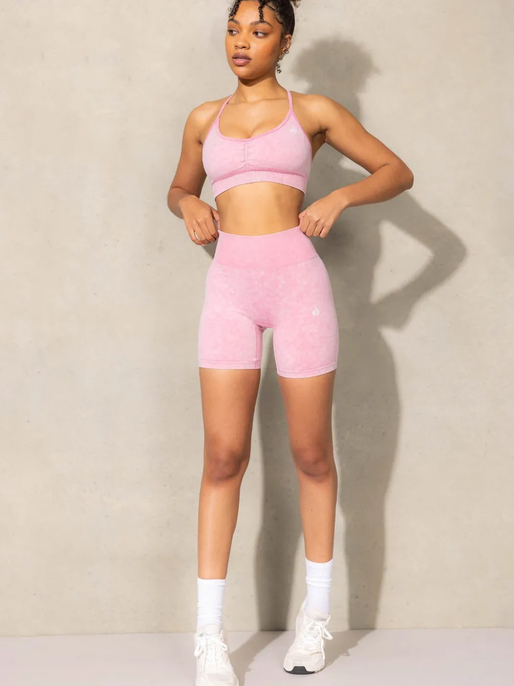 Stonewash Scrunch Seamless Shorts