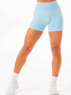 Stonewash Scrunch Seamless Shorts