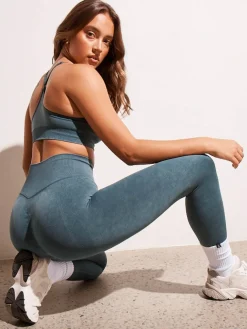 Stonewash Scrunch Seamless Leggings