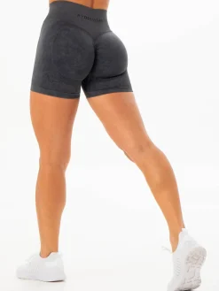 Stonewash Scrunch Seamless Shorts