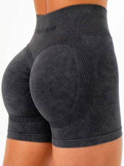 Stonewash Scrunch Seamless Shorts