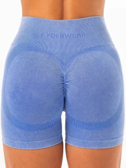 Stonewash Scrunch Seamless Shorts